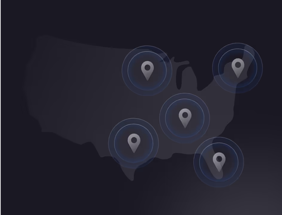 Invene Regions of Focus showing Boston, Dallas, Miami, Minneapolis and Nashville